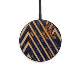 Circle Wood Resin Wireless Charger - Dewayne (Pattern, 617840)