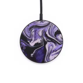 Circle Wood Resin Wireless Charger - Diana (Purple, 688235)