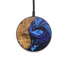 Circle Wood Wireless Charger - Dorothy (Blue, 727668)