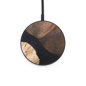 Circle Wood Wireless Charger - Farrah (Pure Black, 726909)