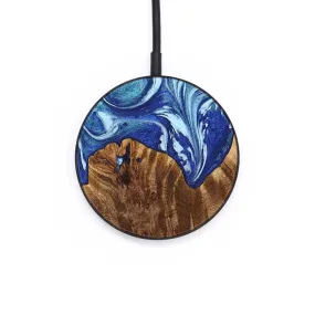 Circle Wood Wireless Charger - Lorinda (Blue, 733945)