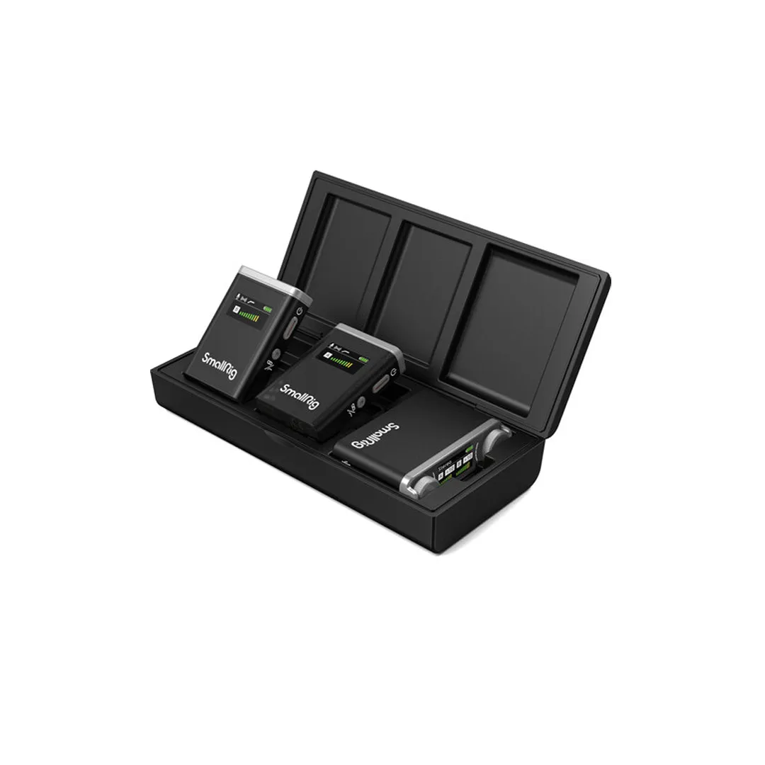 [CLEARANCE] SmallRig Forevala W60 2-Person Compact Wireless Microphone System 2.4GHz with LCD Displays | 3487