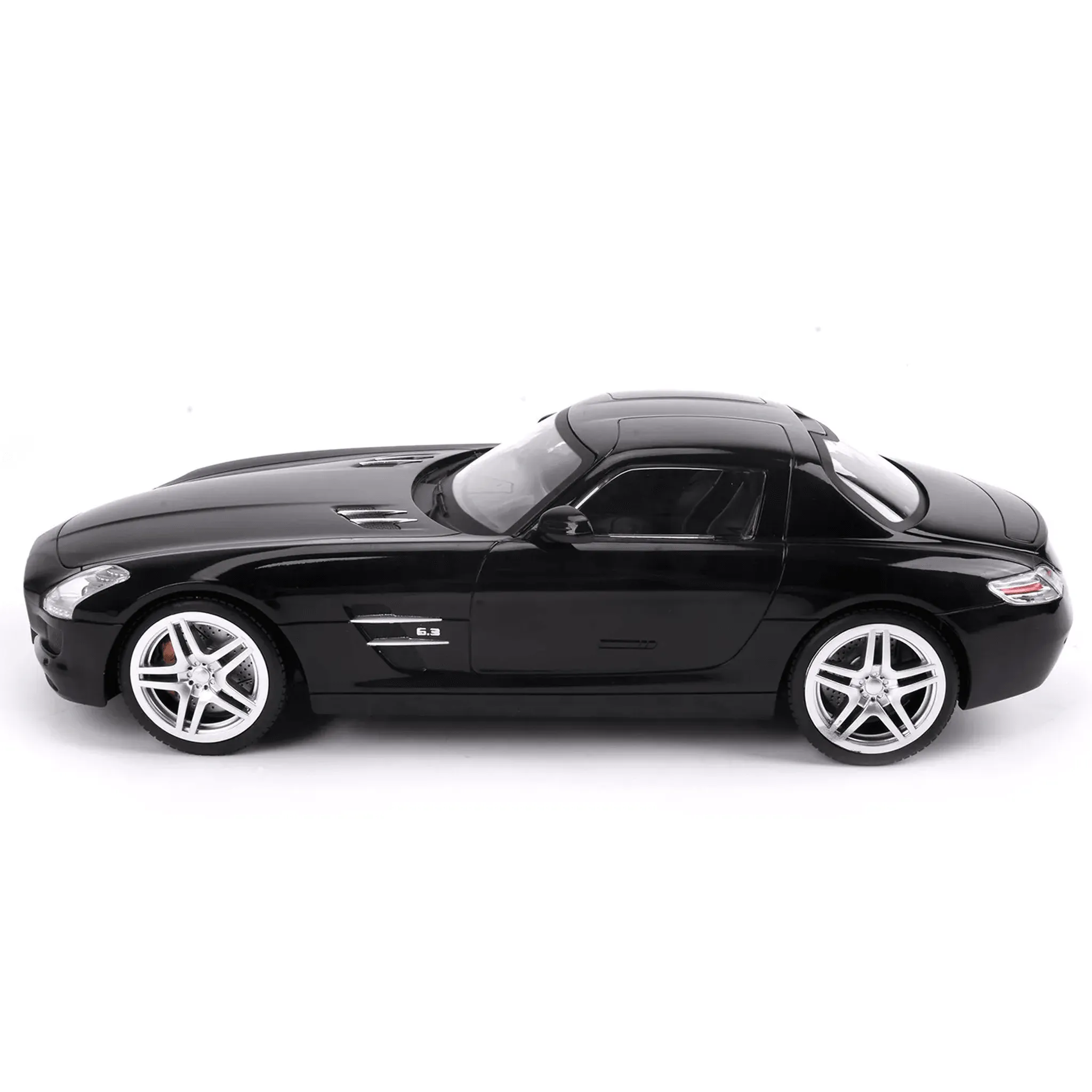 Collectible Black Mercedes Benz Scale 1:14 with Lights and Remote Control - Model SLS AMG