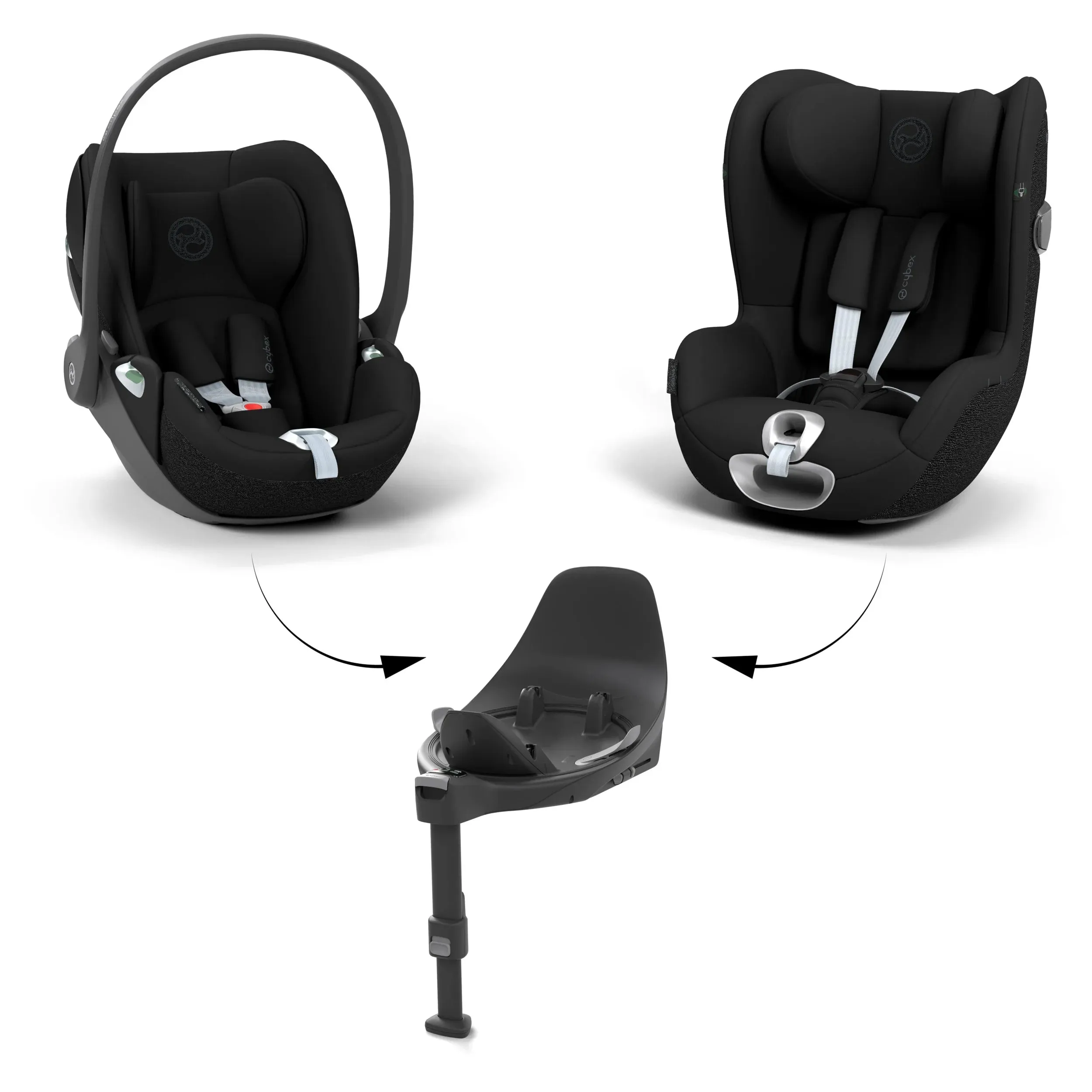 Cybex Cloud T i-Size Capsule   Base   CarSeat Bundle