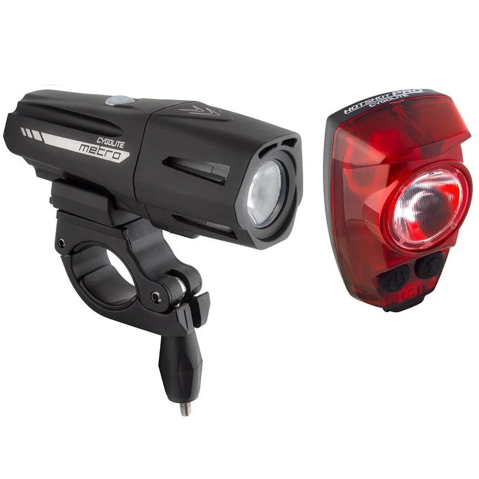 Cygolite Metro Plus 800 Hotshot Pro 150 Rechargeable Light Set