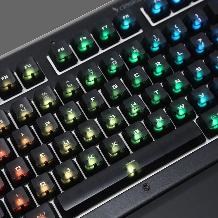 Das Keyboard Modern Font Dvorak RGB Keycap Set for Gamma Zulu Switches (Translucent)