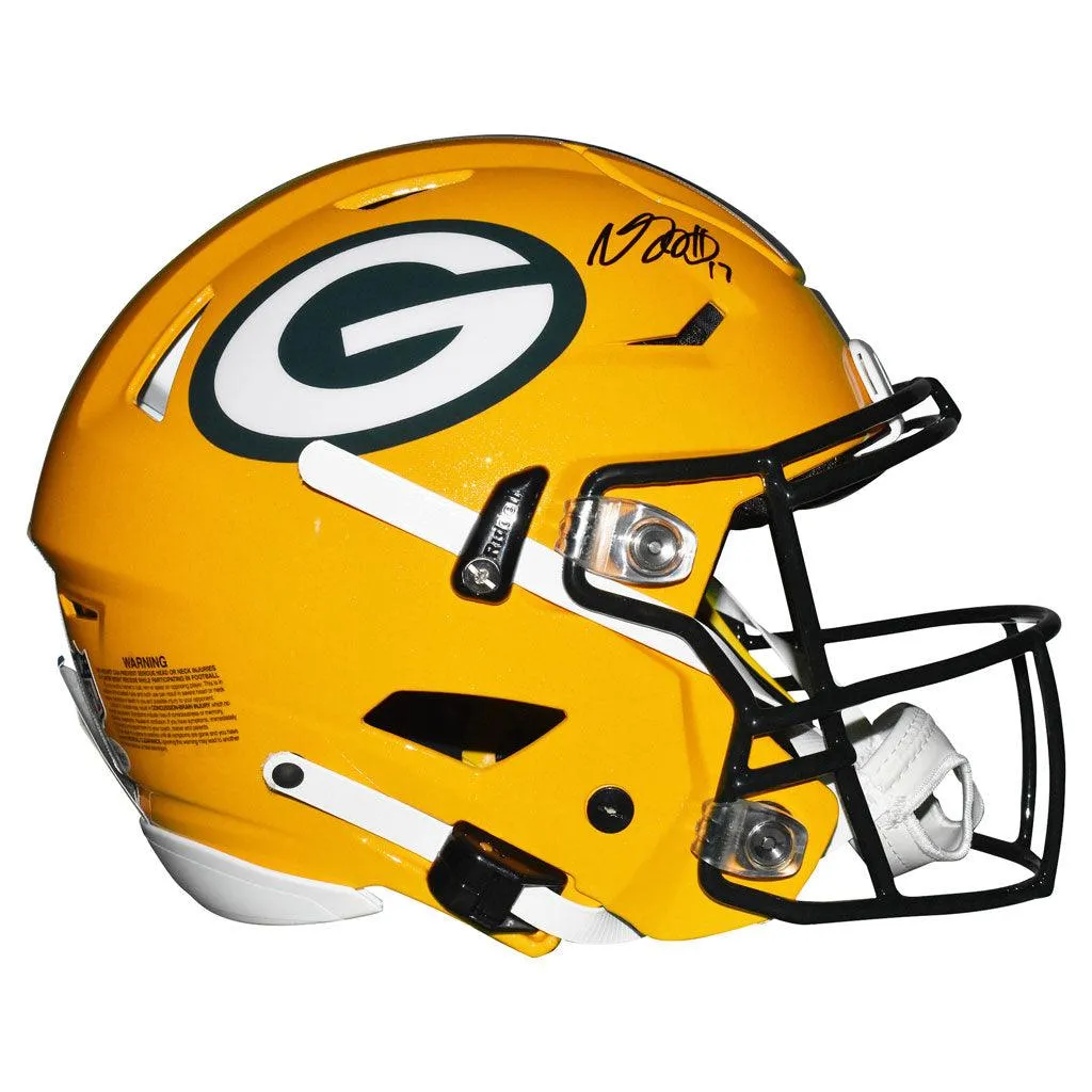 Davante Adams Signed Green Bay Packers SpeedFlex Full-Size Authentic Football Helmet (Beckett)