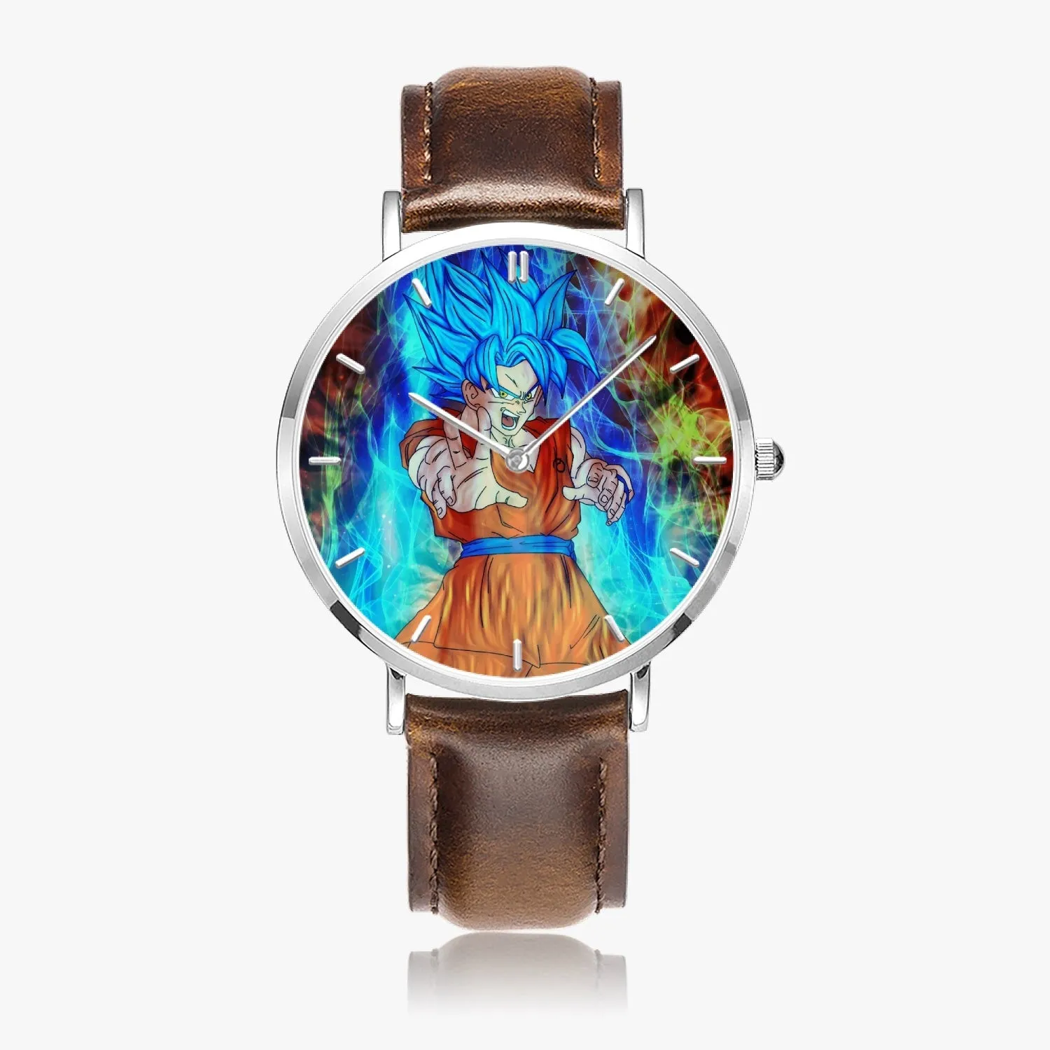 DBZ-Store Epic Goku Super Saiyan God Blue SSGSS Power Aura Watch