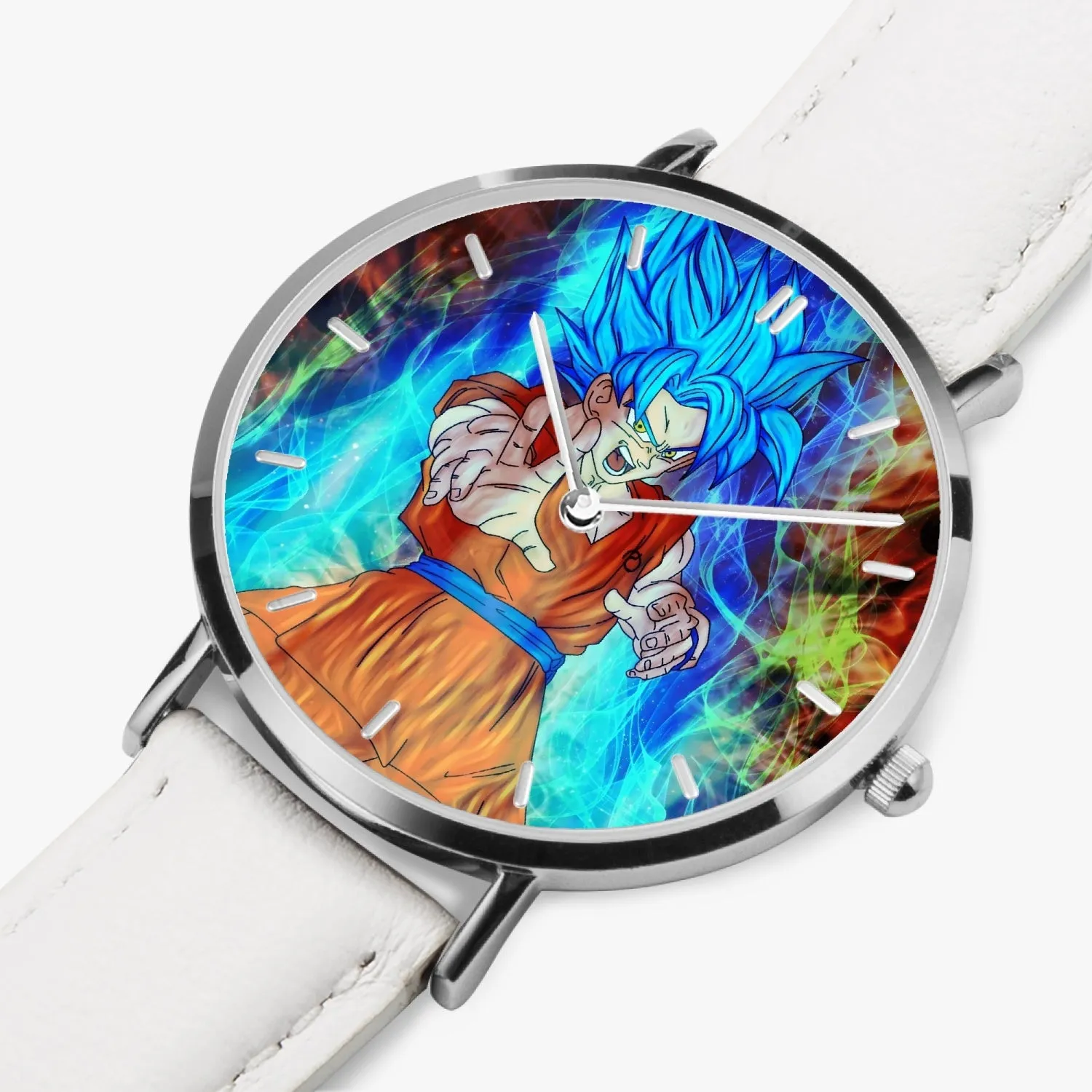 DBZ-Store Epic Goku Super Saiyan God Blue SSGSS Power Aura Watch