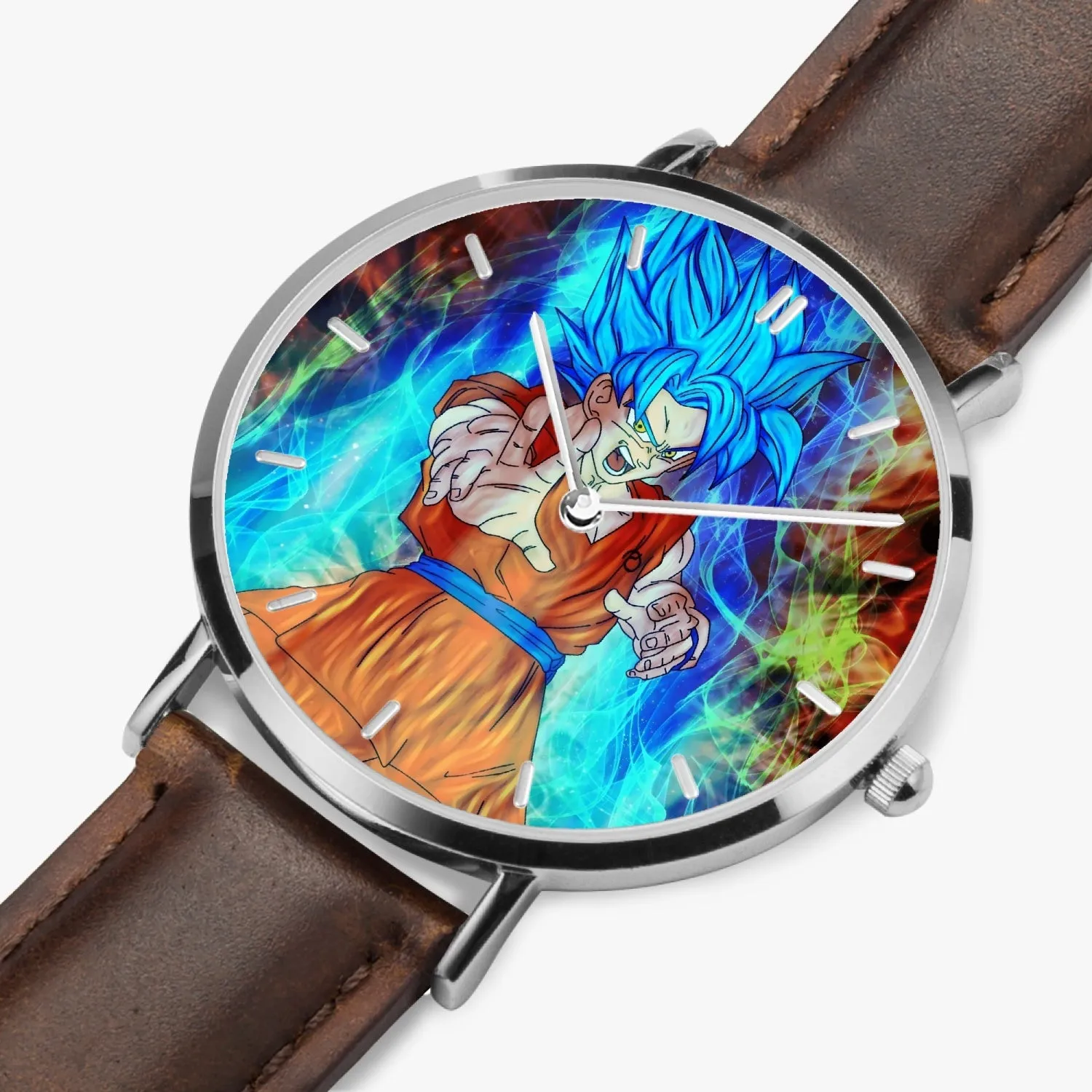 DBZ-Store Epic Goku Super Saiyan God Blue SSGSS Power Aura Watch