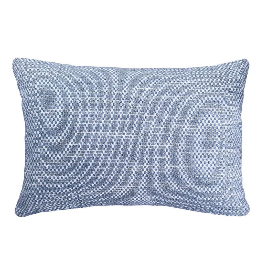 Deep Sea Blue Indoor Outdoor Pillow