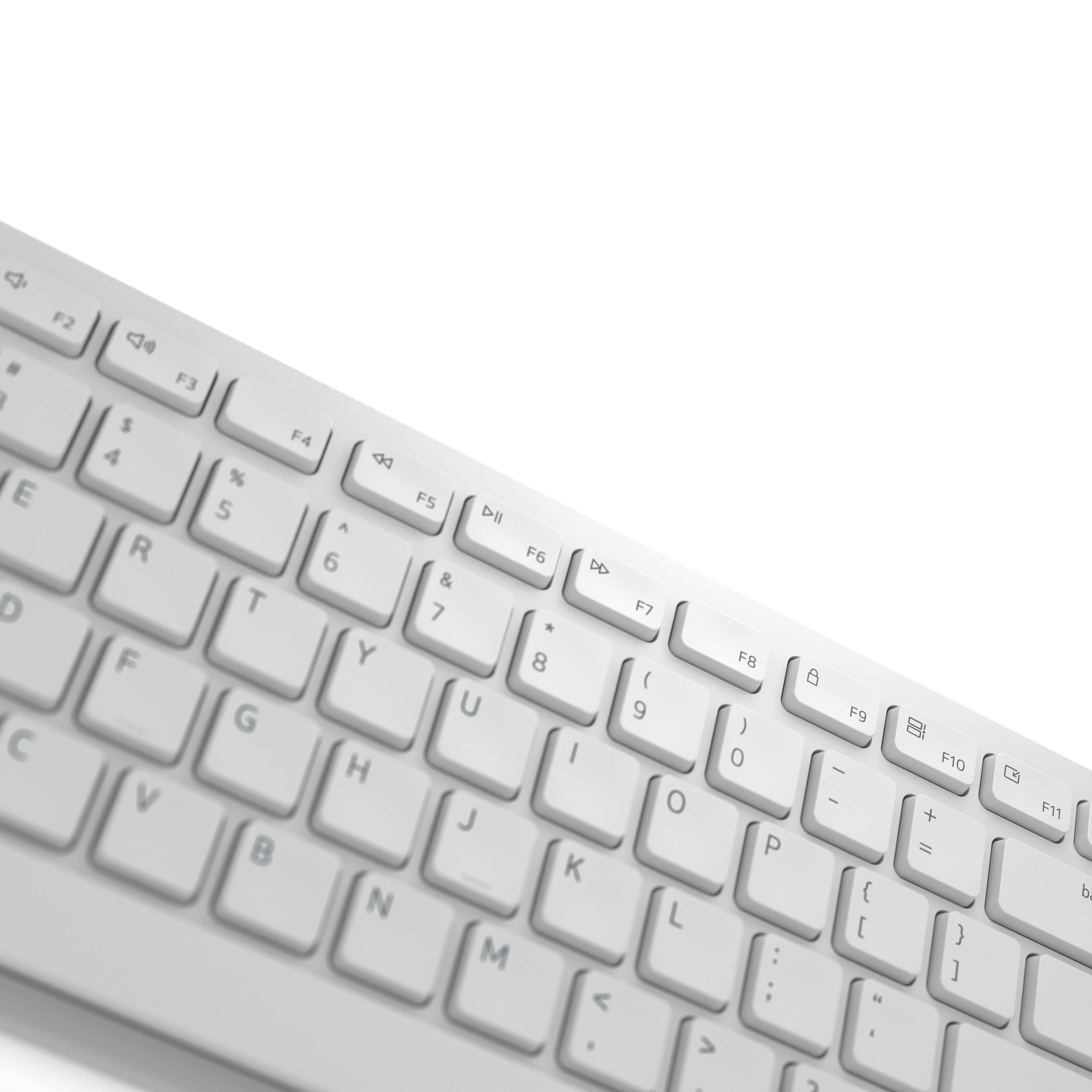 Dell Keyboard And Mouse Set Km5221w - French Layout - White