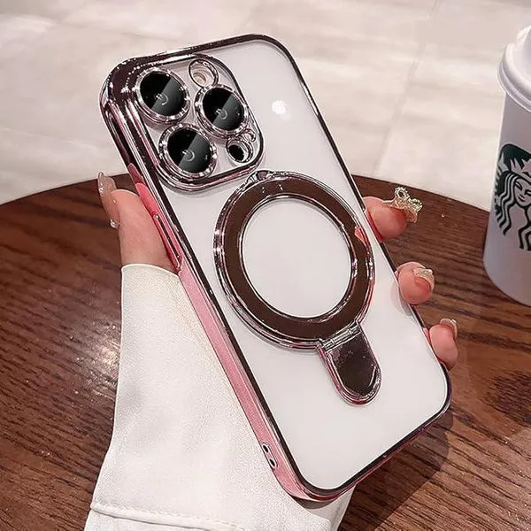 Entronix Apple iPhone 11 [Magnetic-Compatible] Case - Shiny Ring Holder,