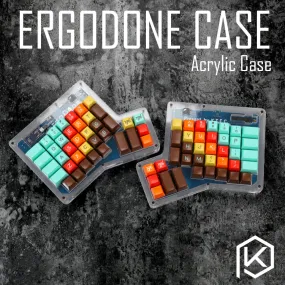 ergodone Layered Acrylic Case custom keyboard ergo case Ergonomic Keyboard Kit acrylic plate for ergo ergodone