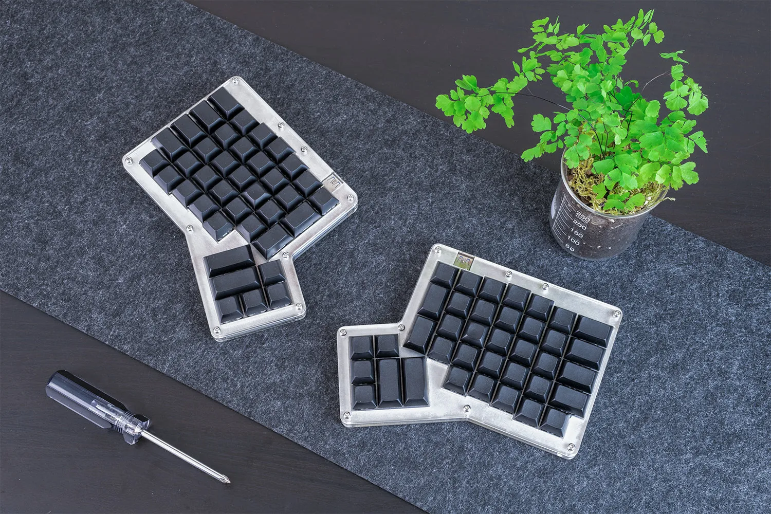 ErgoDox 76 "Hot Dox" Mechanical Keyboard Kit and ErgoDox Keycaps