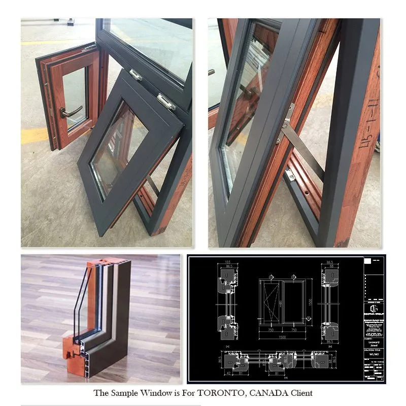 Factory made standard size aluminium chain winder awning window bathroom for aluminum parts