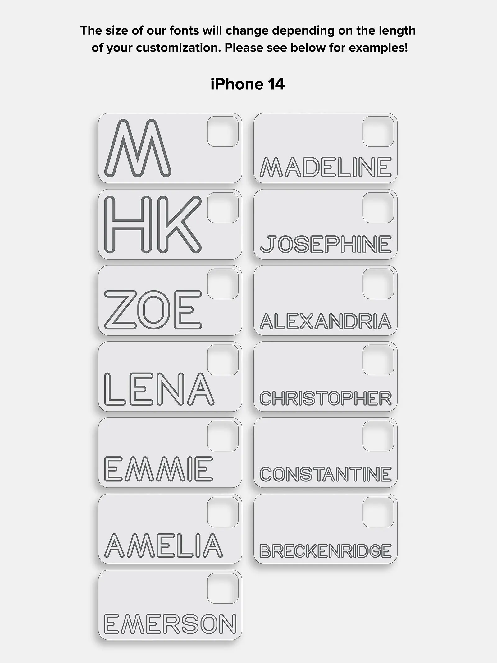 Fine Line Custom iPhone Case - Blush/Pink