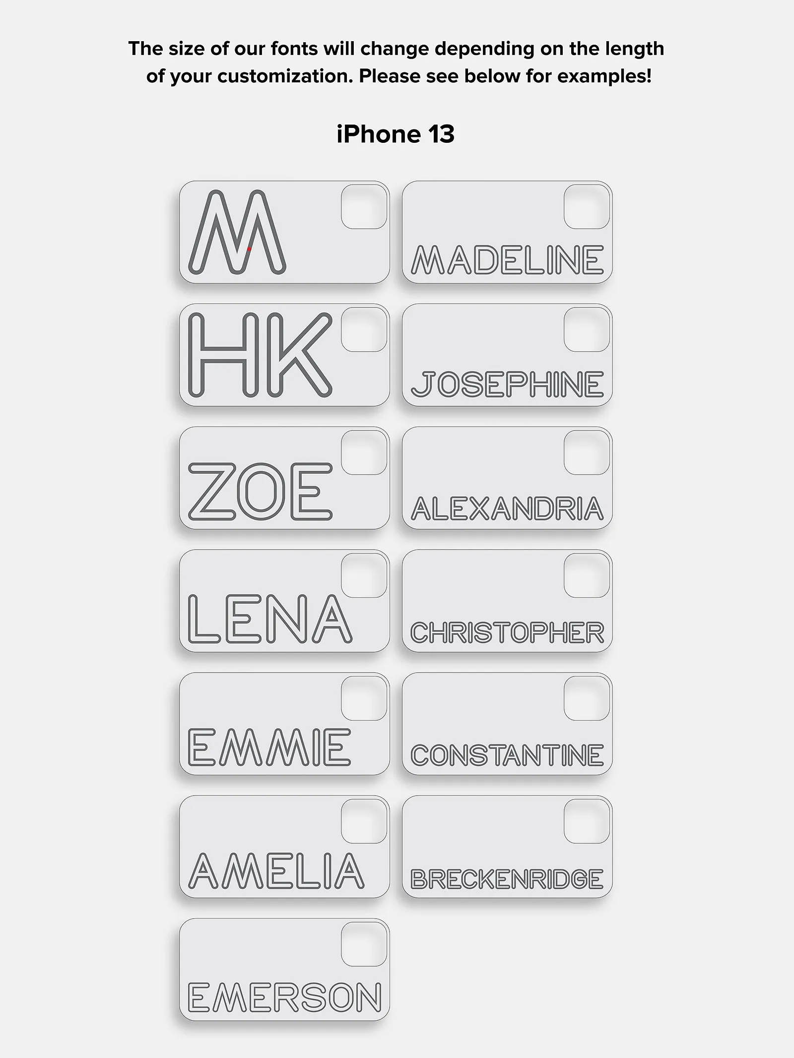 Fine Line Custom iPhone Case - Blush/Pink