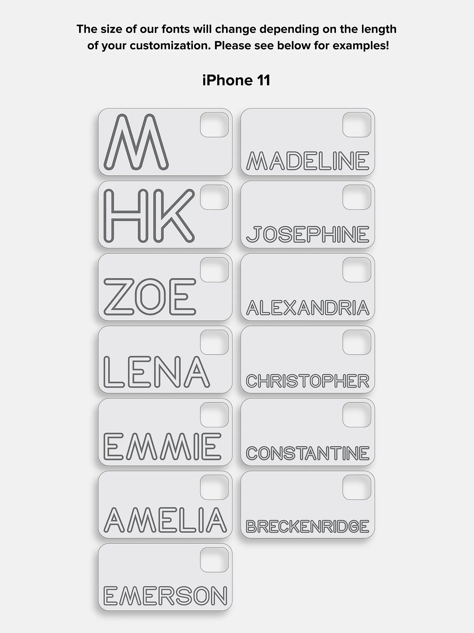 Fine Line Custom iPhone Case - Blush/Pink