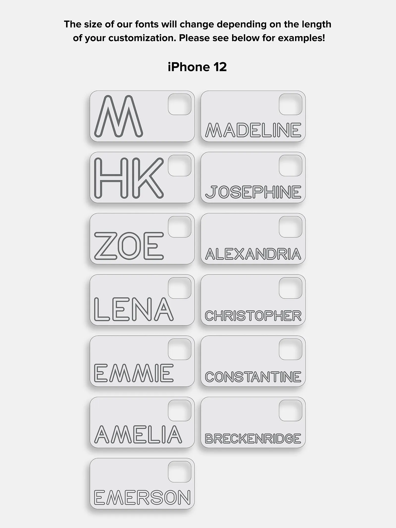 Fine Line Custom iPhone Case - Blush/Pink