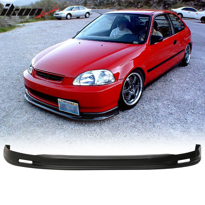 Fits Honda Civic 96-98 Front Bumper Lip Spoiler   Sun Window Visor