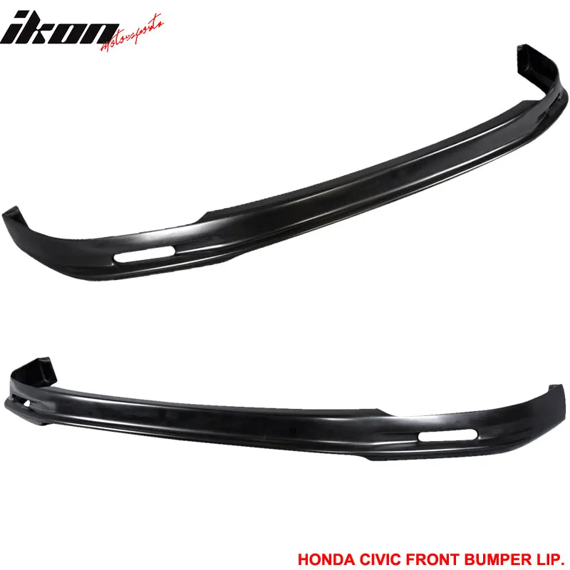 Fits Honda Civic 96-98 Front Bumper Lip Spoiler   Sun Window Visor