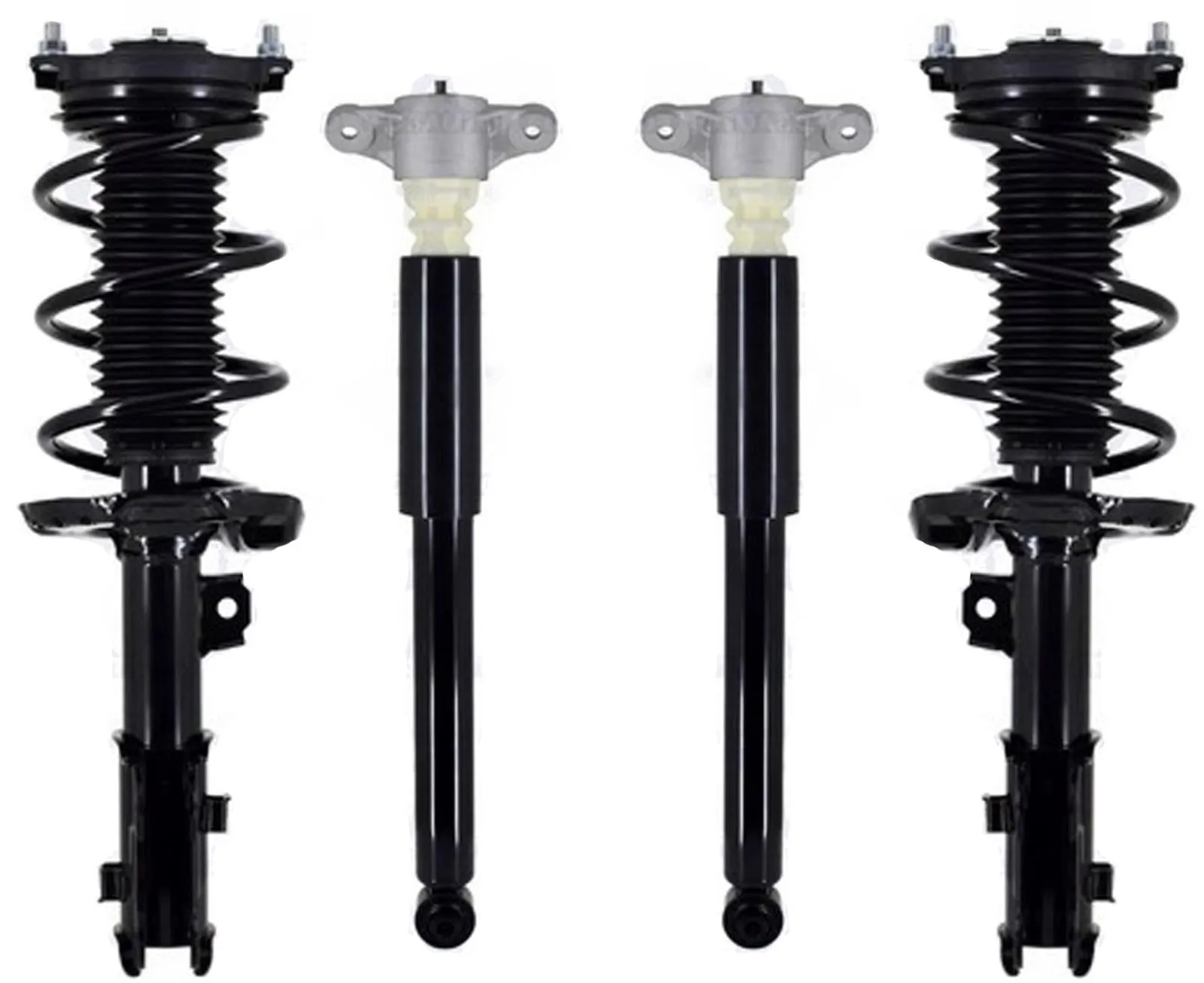 Front Struts Assembly & Rear Complete Shocks For Kia Forte GT 2020-2022