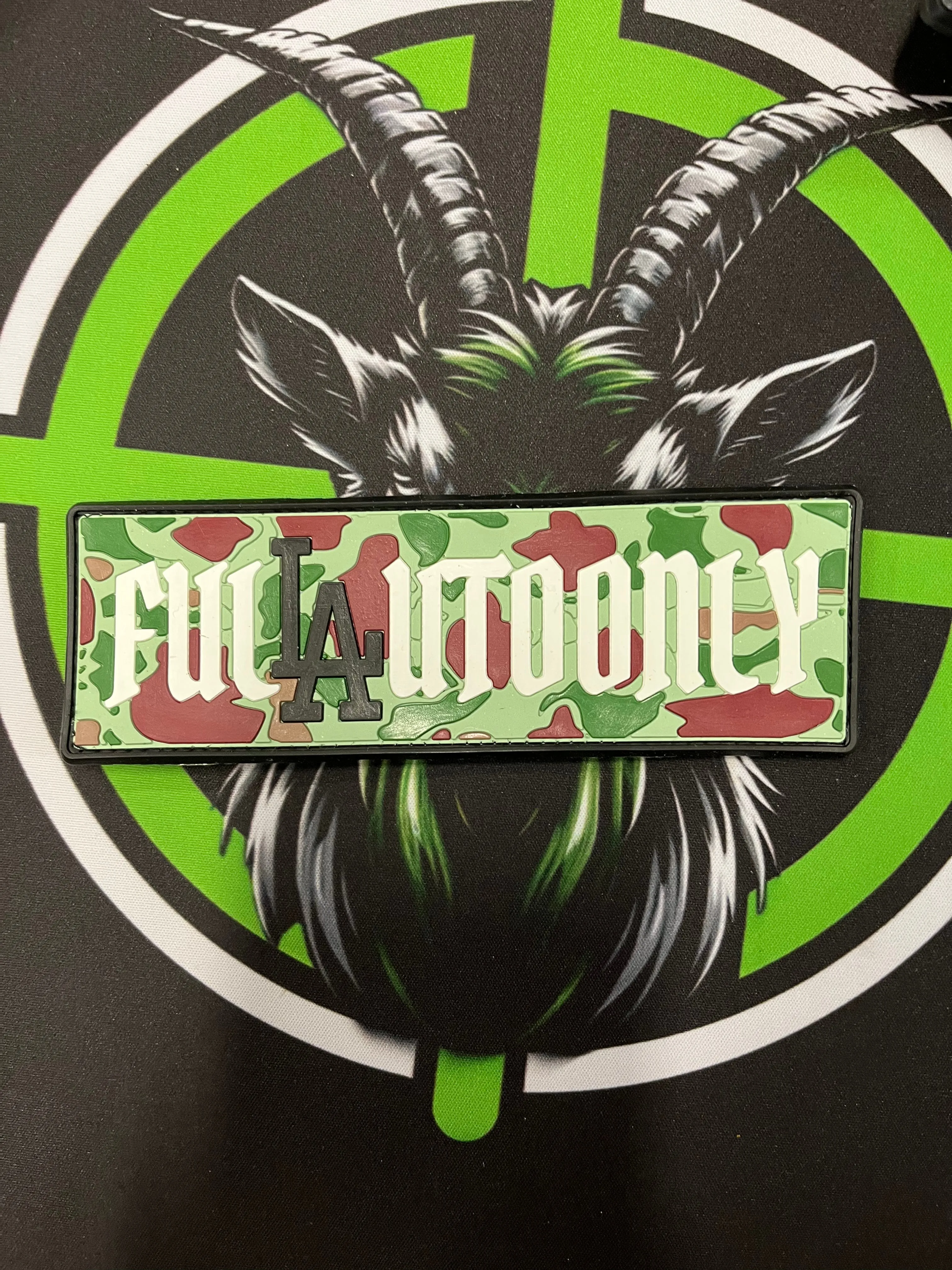 FullAutoOnly Frog Camo Patch PVC