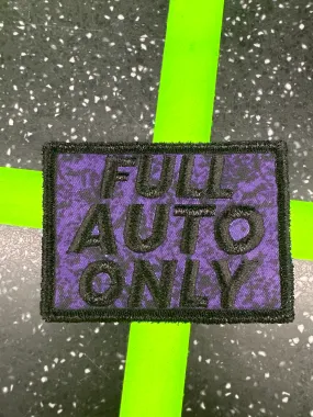 FullAutoOnly Wocky Slush Embroidered/Sublimation Patch