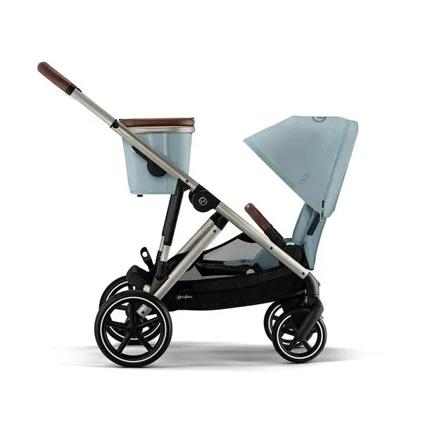 Gazelle S 2 Stroller - Taupe Frame with Sky Blue Seat