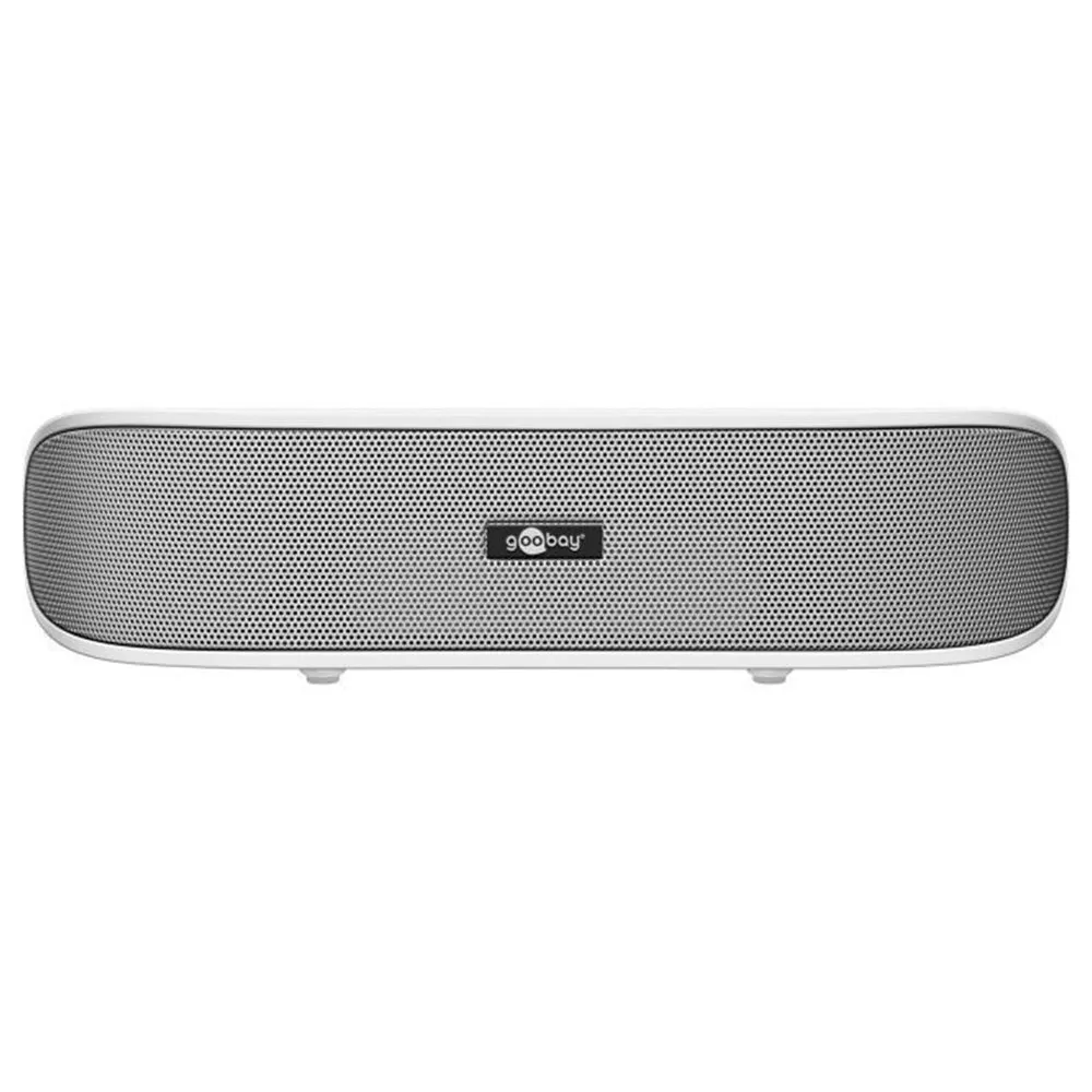 Goobay Stereo SoundbarPlug N Play Speaker (White)