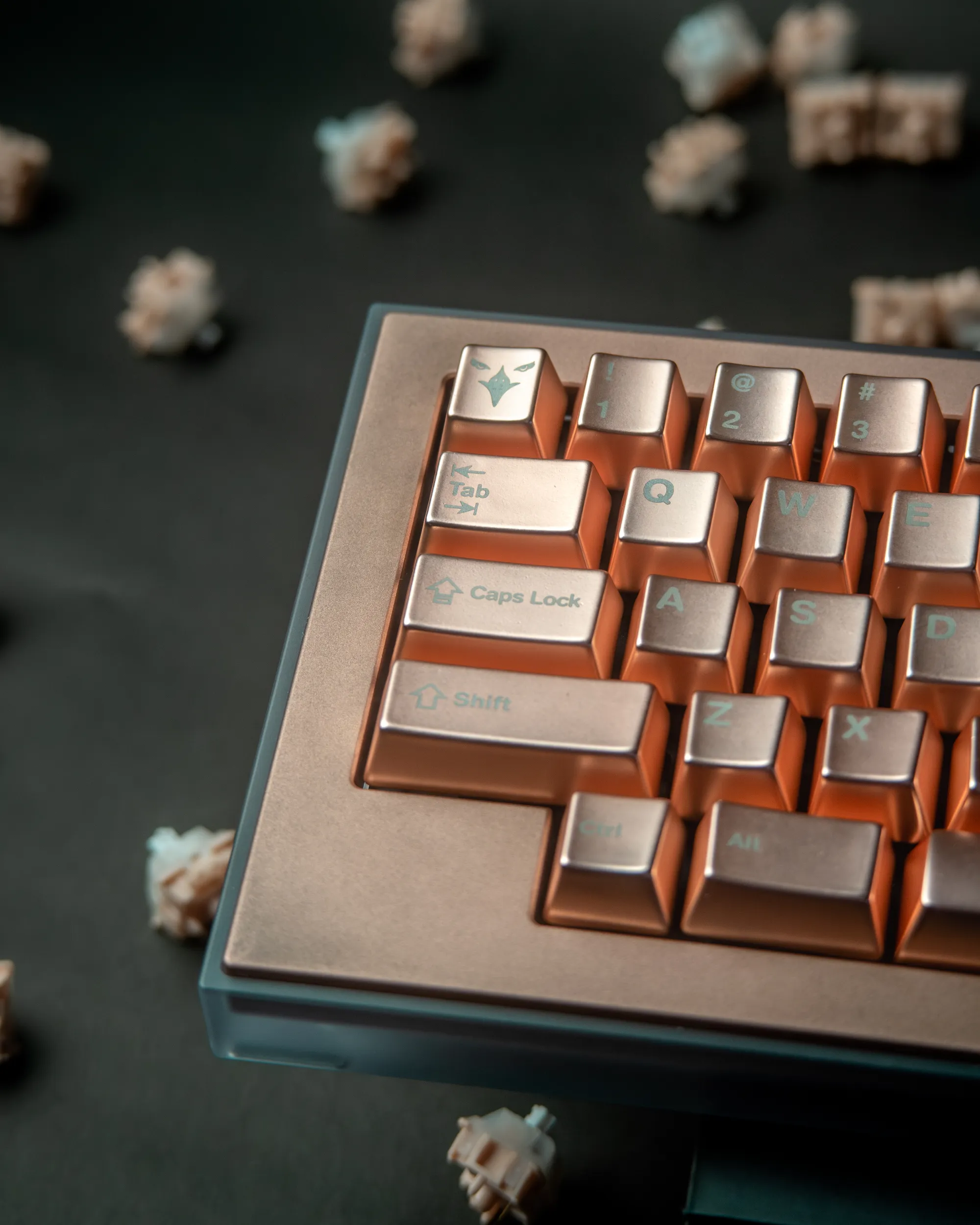 [Group Buy] Awekeys Copper Eagle Full Metal Keycaps