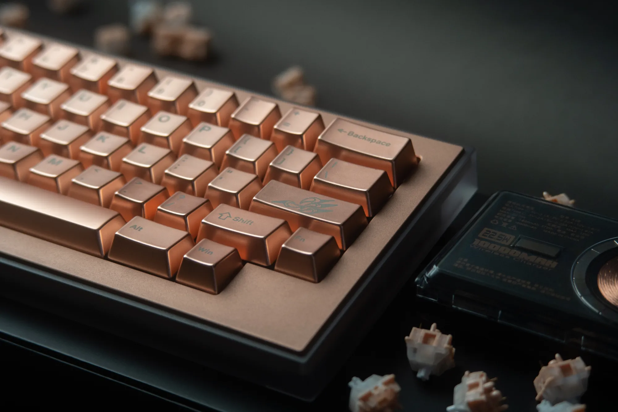 [Group Buy] Awekeys Copper Eagle Full Metal Keycaps