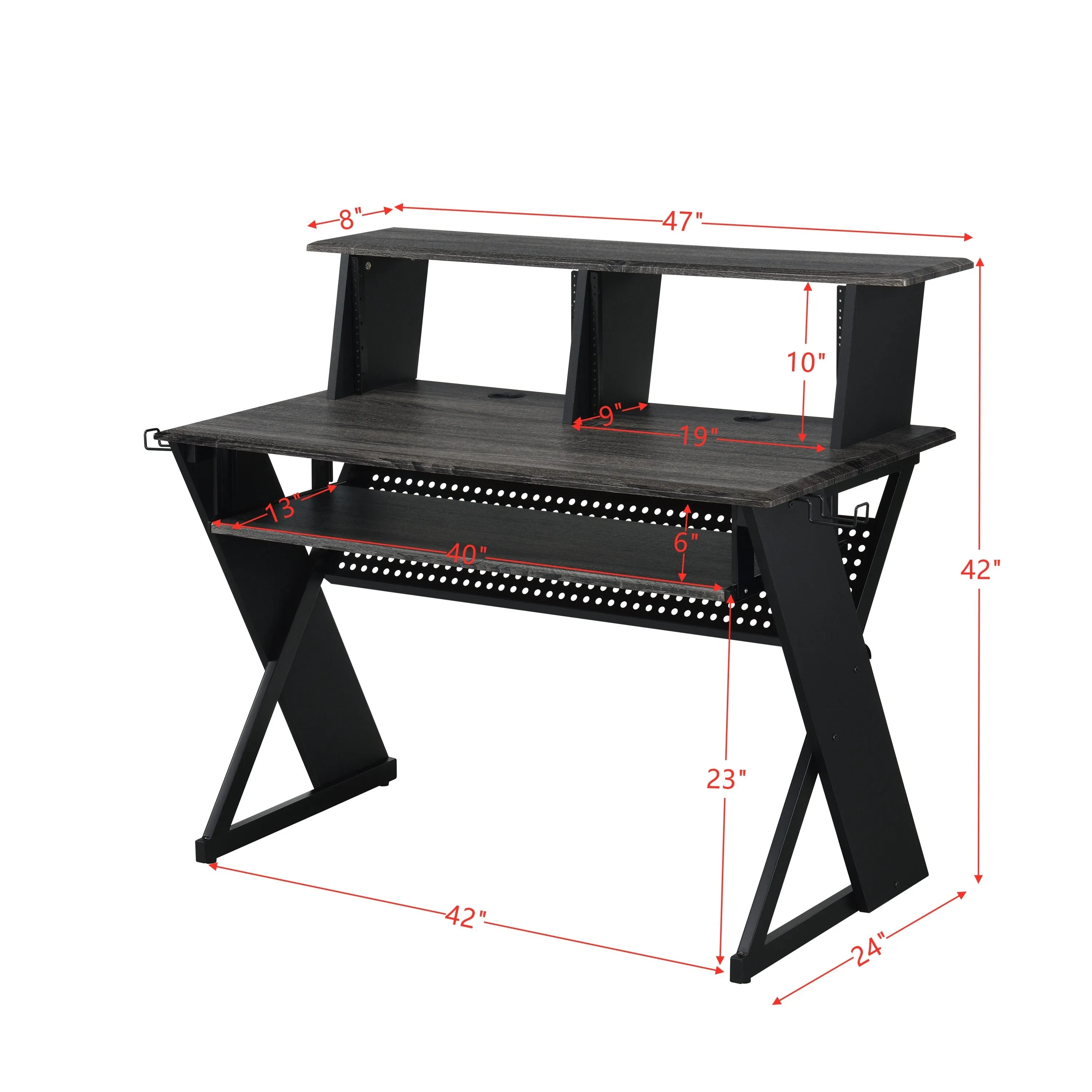 Harmony HavenA Music Desk - Black