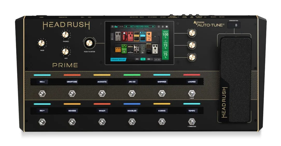 HeadRush Prime - Floor Pedal Guitar FX, Amp Modeller, and Vocal Processor