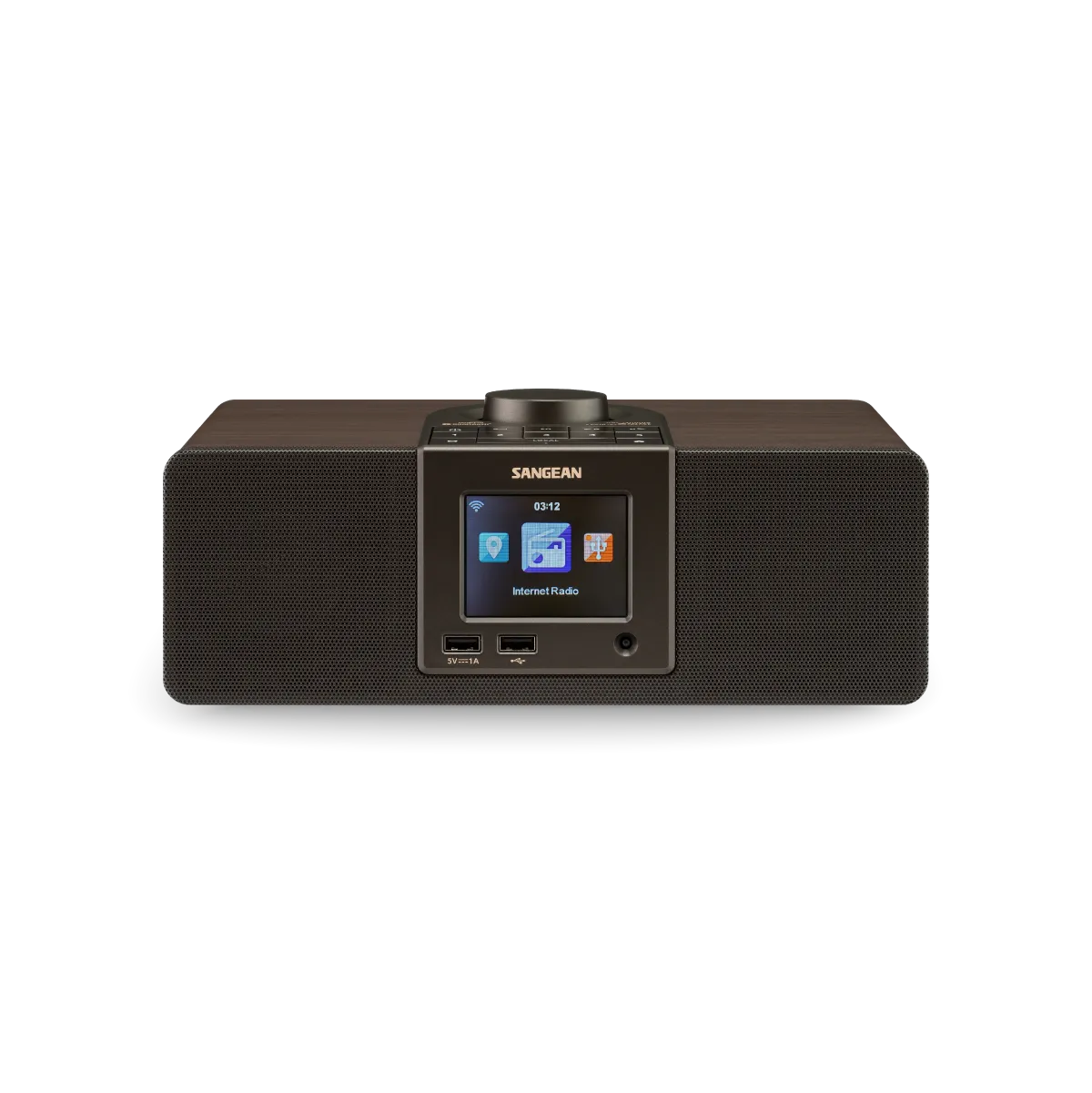 Internet Radio/AUX/Bluetooth/AirMusic App Digital Wooden Radio