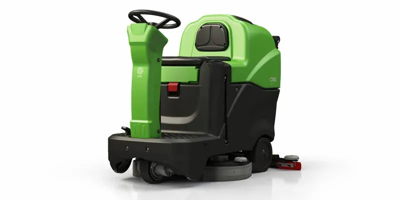 IPC Eagle 24" Heavy Duty Ride-On Floor Scrubber 240ah Battery w/Pad Driver (CT80BT60)