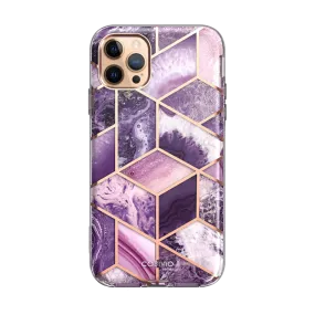 iPhone 12 Pro Max Cosmo Case - Marble Purple