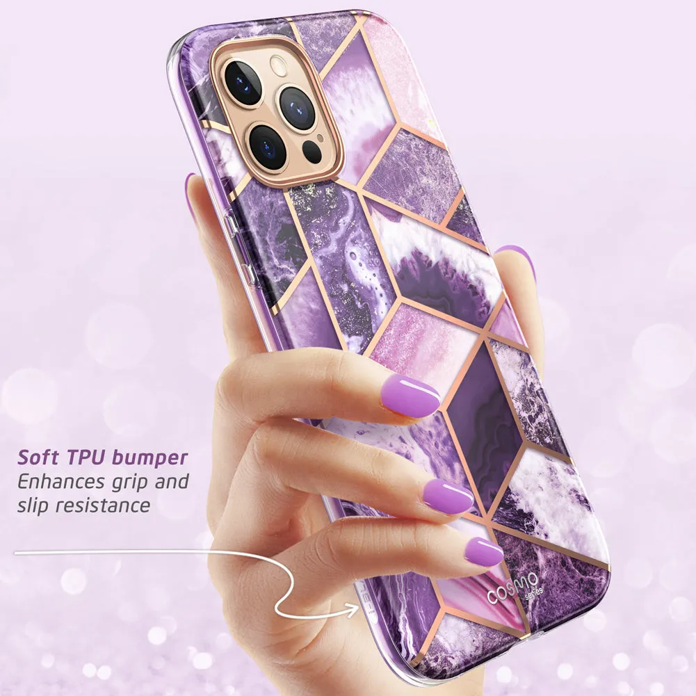 iPhone 12 Pro Max Cosmo Case - Marble Purple