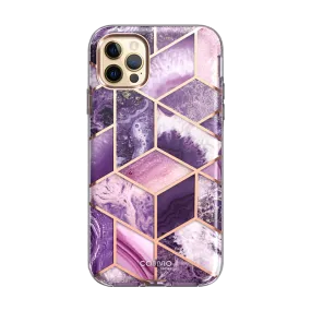 iPhone 13 Pro Cosmo Case(open box) - Marble Purple