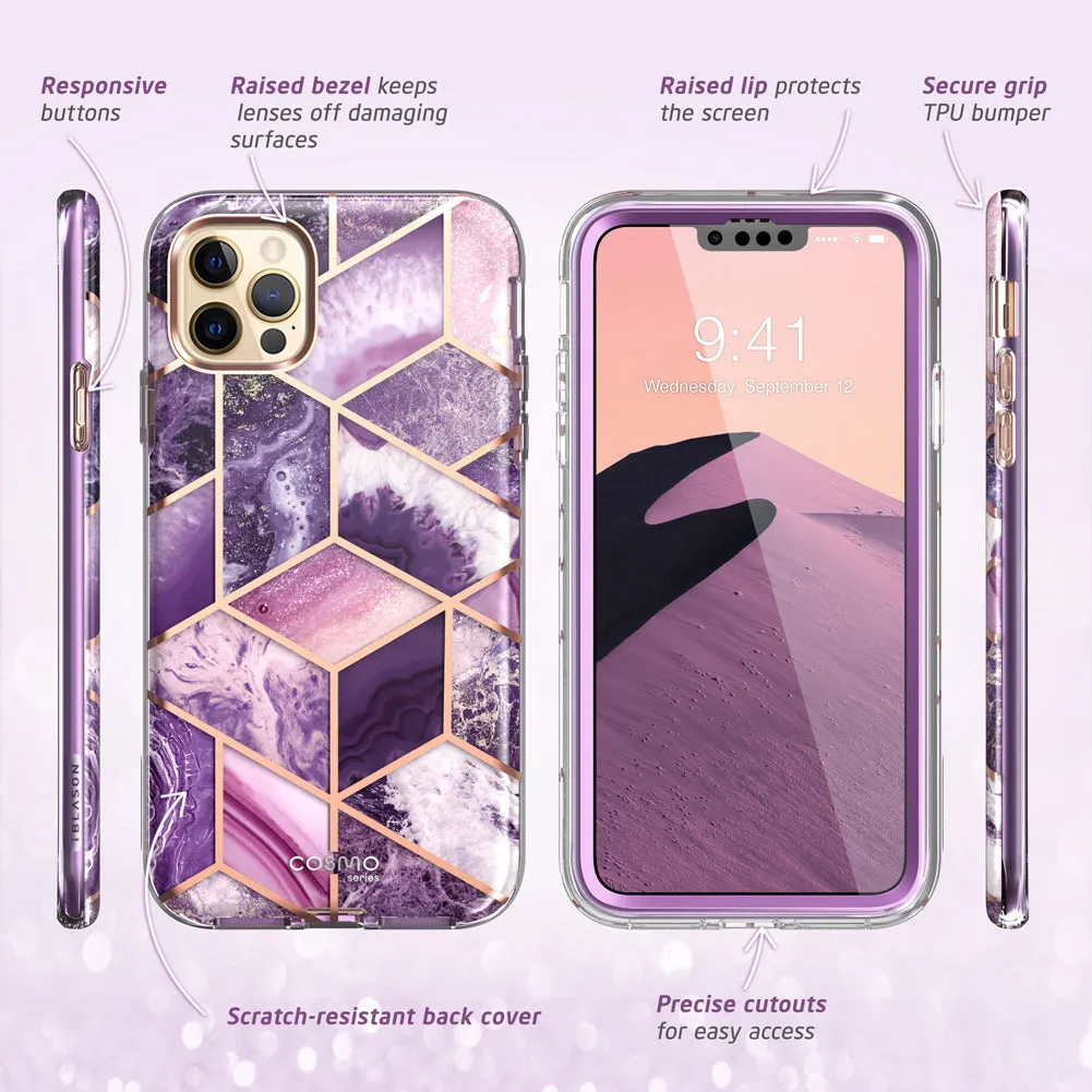 iPhone 13 Pro Cosmo Case(open box) - Marble Purple