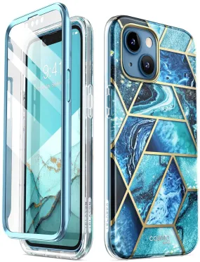 iPhone 13 Slim Full-Body Stylish Protective Marble Case