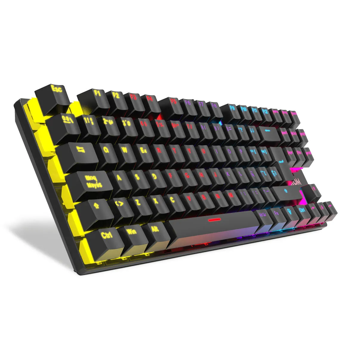 Keyboard Krom NXKROMKASICTKL Black Backlighted