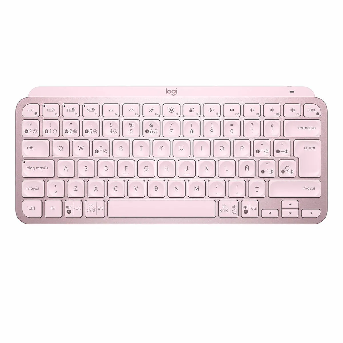 Keyboard Logitech 920-010813 Pink Spanish Qwerty