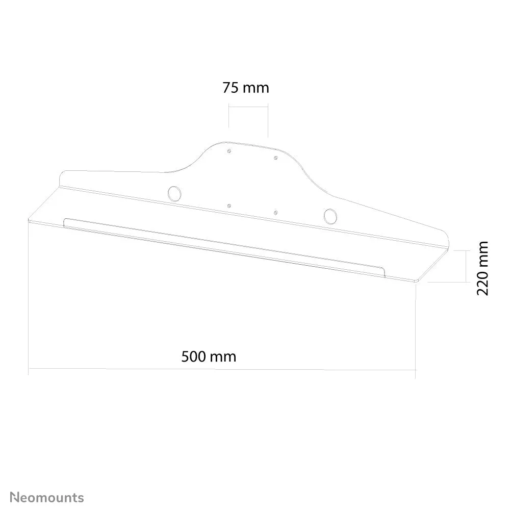 Keyboard   Mouse Holder W:50Cm