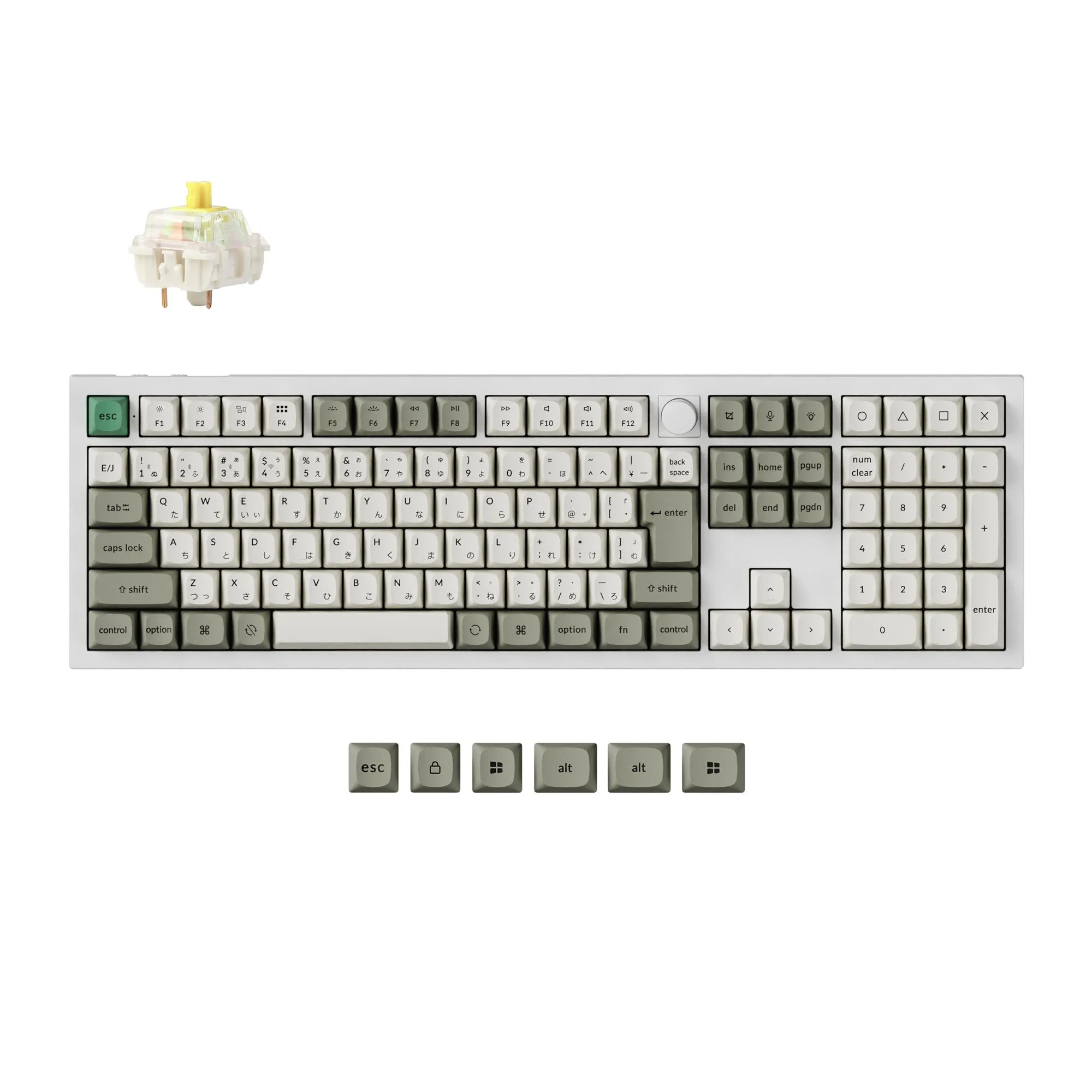 Keychron Q6 Max QMK/VIA Wireless Custom Mechanical Keyboard (Japan JIS Layout)