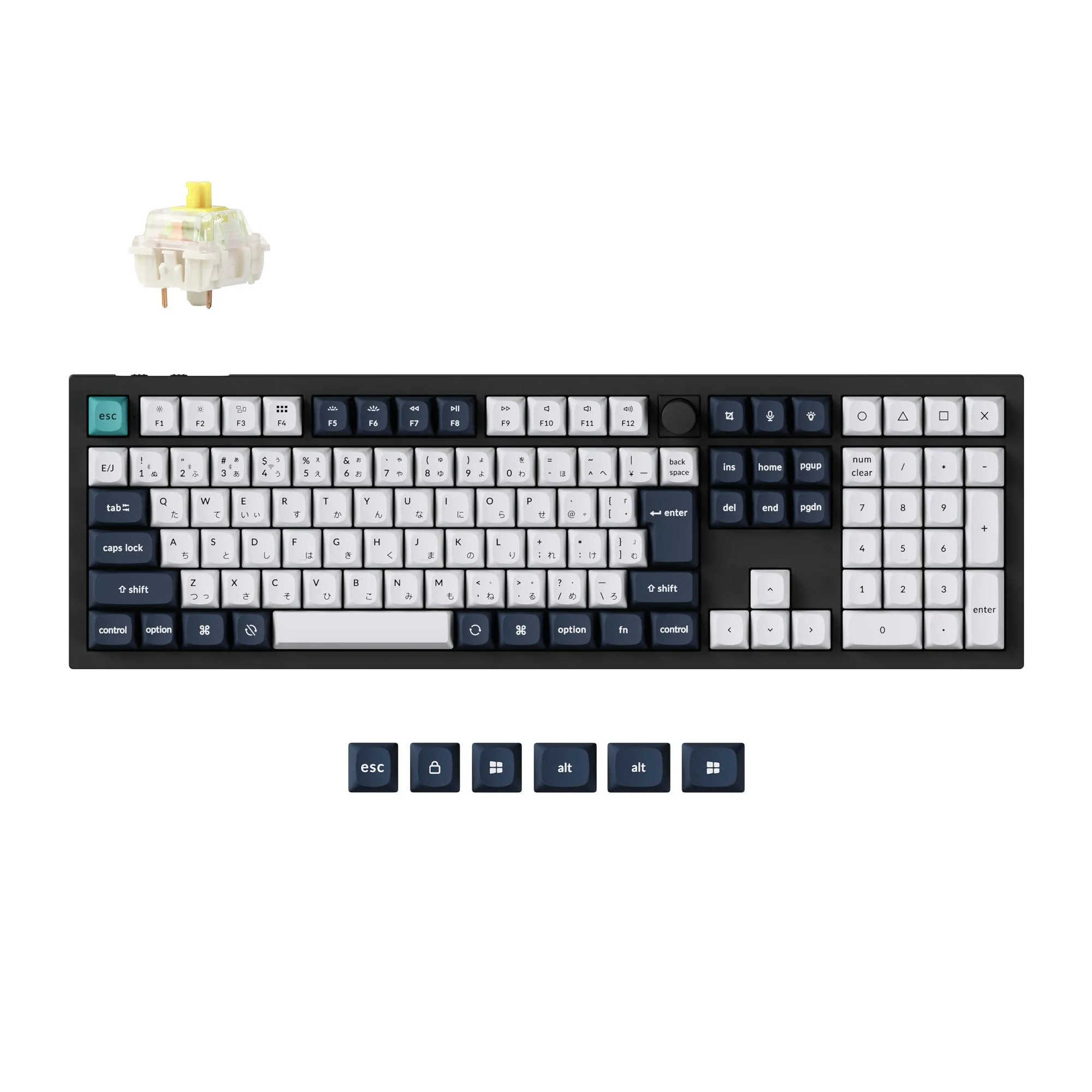 Keychron Q6 Max QMK/VIA Wireless Custom Mechanical Keyboard (Japan JIS Layout)