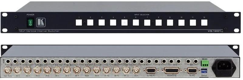 Kramer VS-1201XL 220V 12x1 Video & Audio Switcher 220V