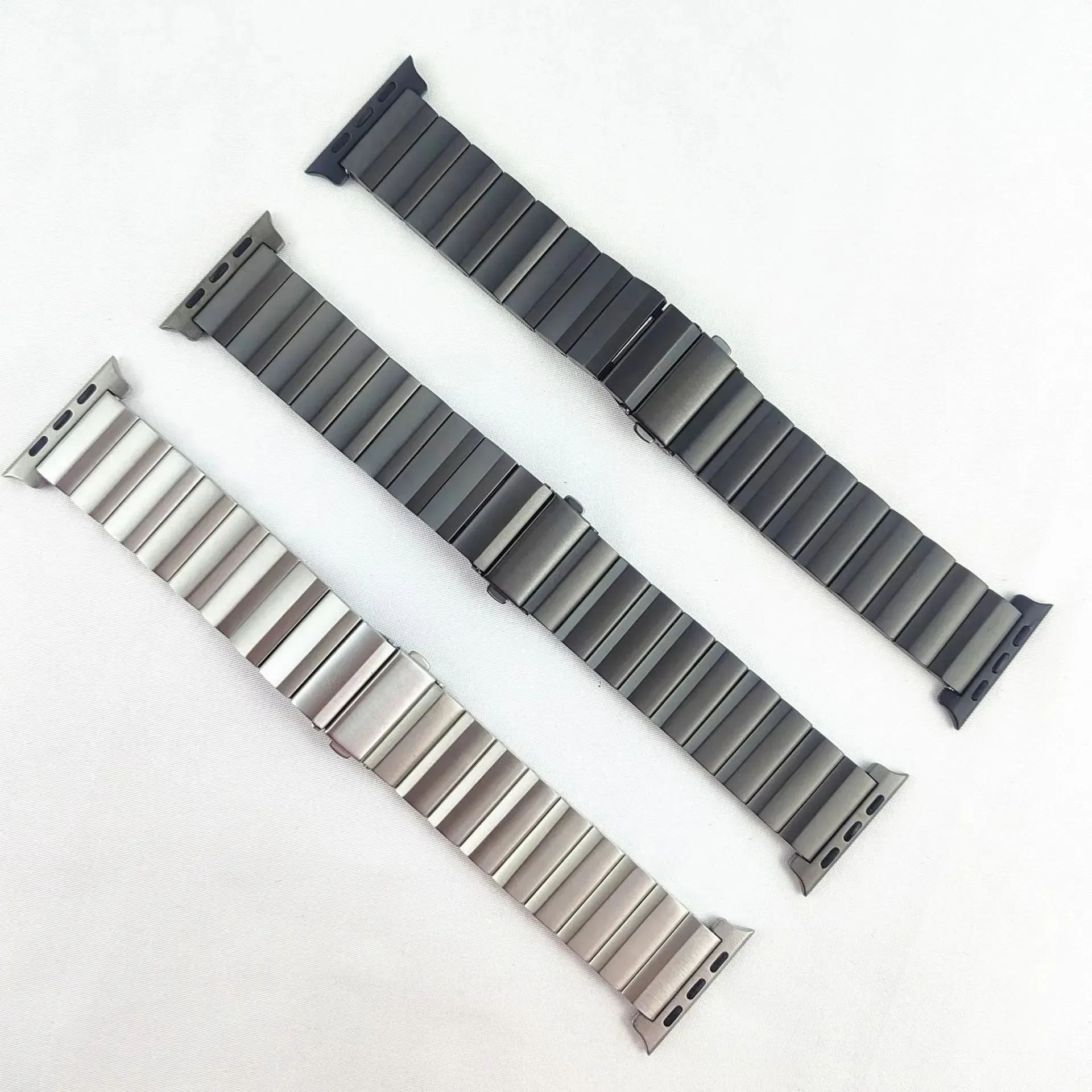 Large Particle Titanium Alloy Watch Strap