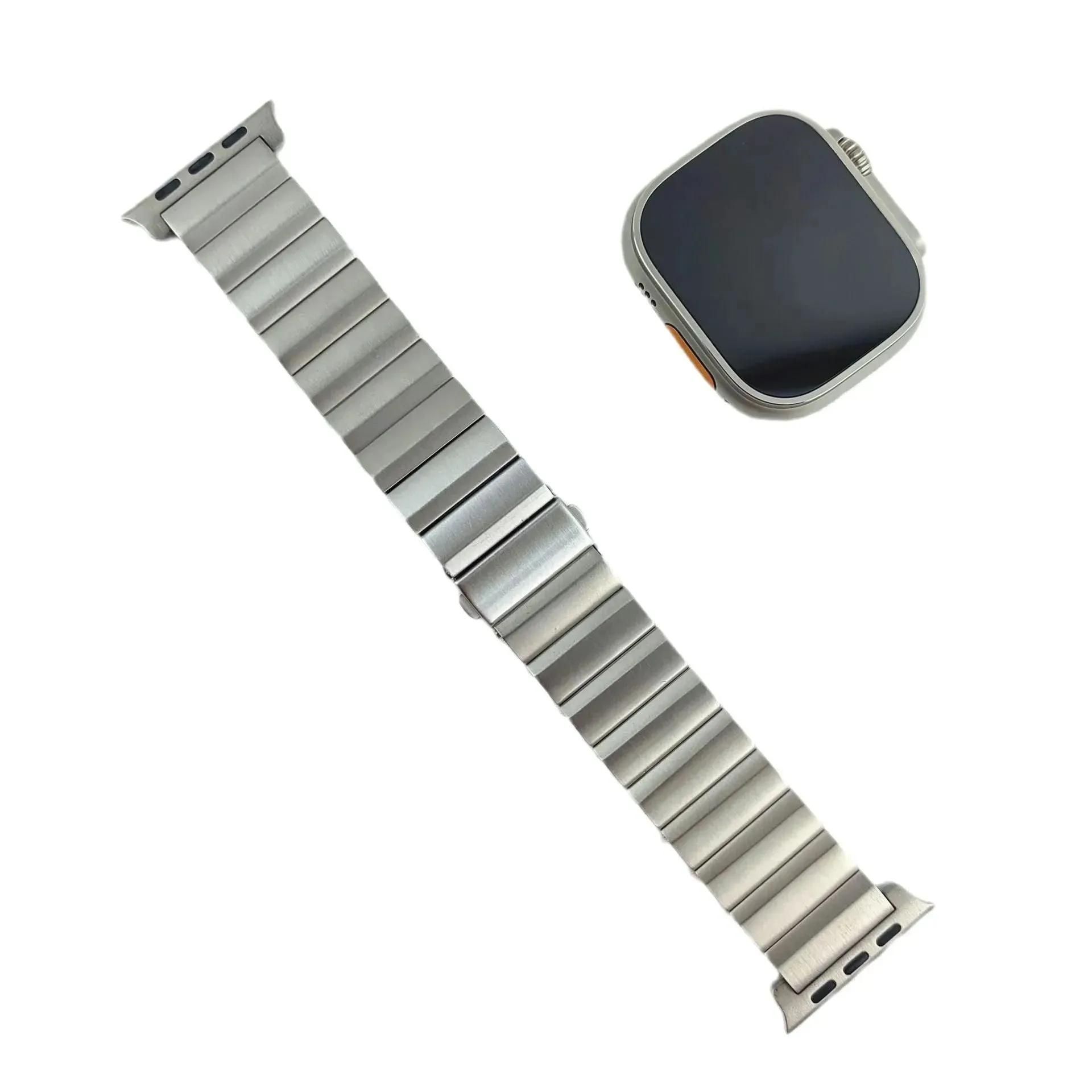 Large Particle Titanium Alloy Watch Strap